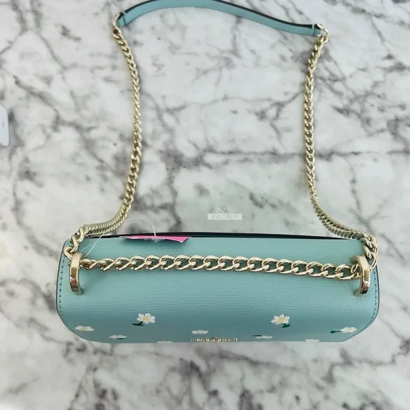 Kate Spade Remi Daisy Embroidered Chain Crossbody & L-Zip Cardholder Wallet - Picture 3 of 16
